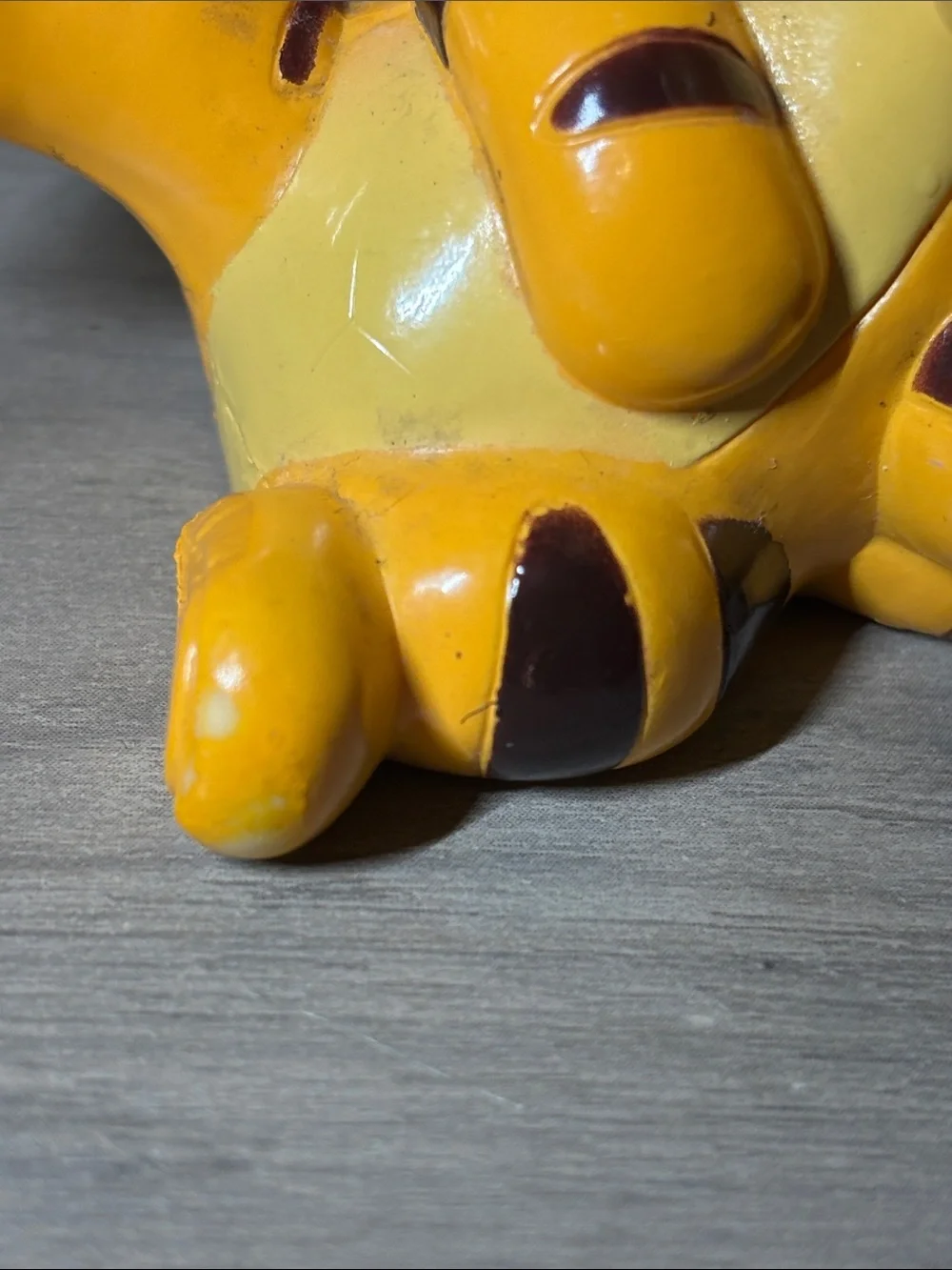 VTG Baby Tigger Hugging Pooh Bear Collectors Piece Disney Decopac Rubber Figure